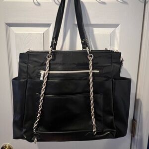 Beis diaper bag with chain handles